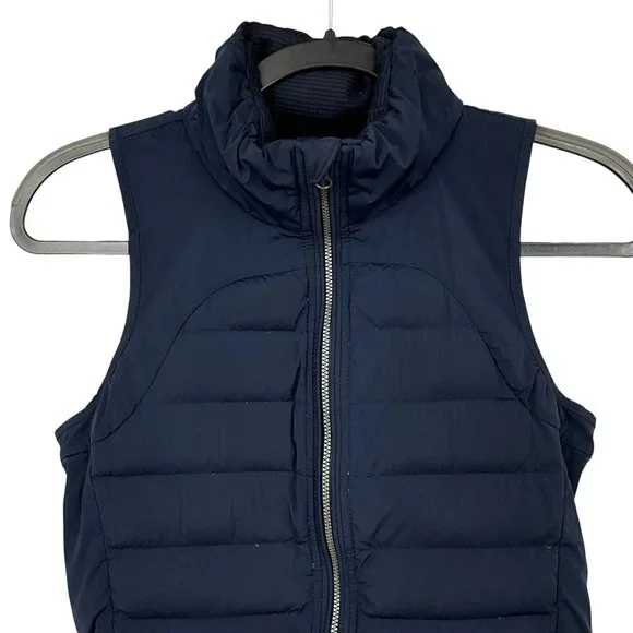 Lululemon Fluffed Up Vest Inkell Womens 4 Insulated Puffer Full Zip Running - Picture 2 of 11